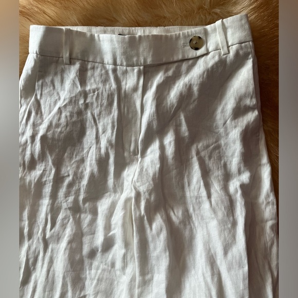 New MASSIMO DUTTI linen trouser Sz 8 US
High rise pant 5072 $129 wide leg - Picture 3 of 8